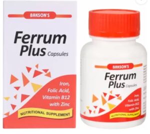 BAKSON FERRUM PLUS CAPSULES(30 capsules)