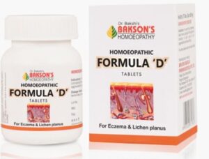 BAKSON HOMOEOPATHIC FORMULA 'D' TABLETS